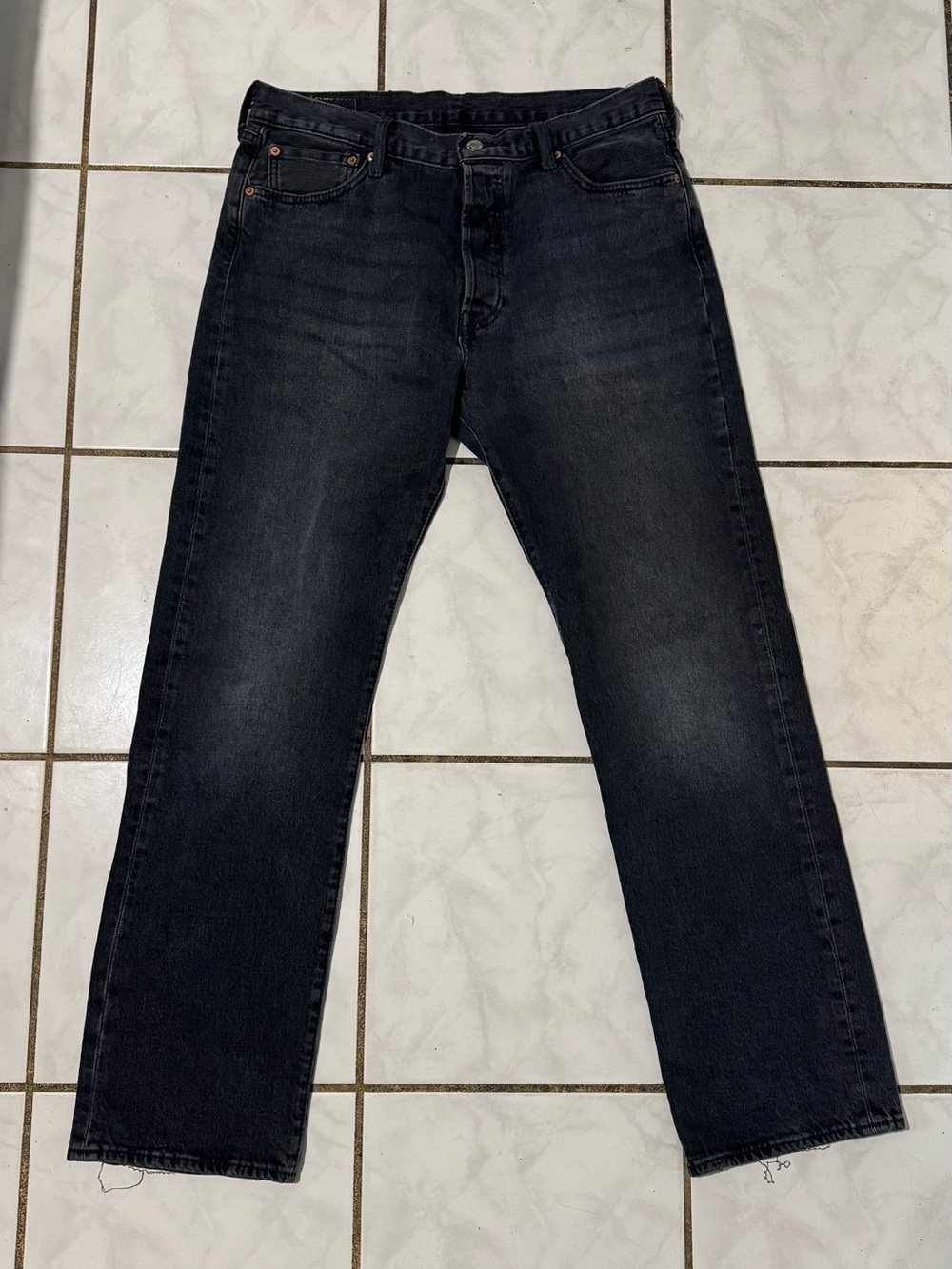 Levi's Men's Black Straight-Leg Jeans